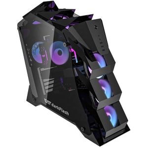 Darkflash K2 computerbehuizing (zwart)