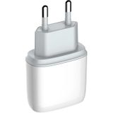 LDNIO A2424C Wall Charger with 20W USB-C and USB-C to Lightning Cable.