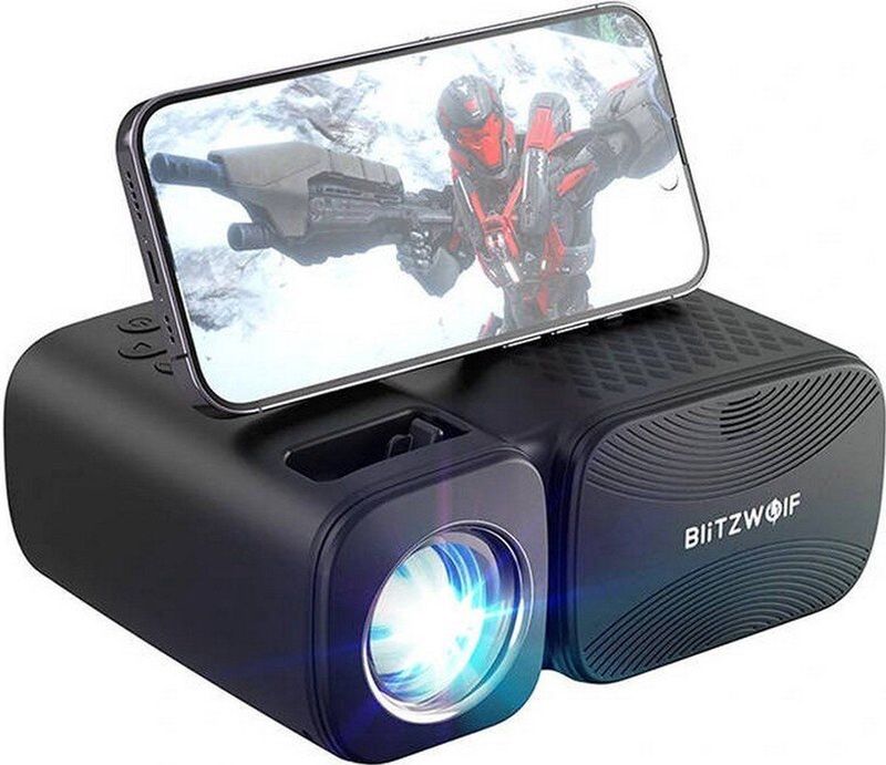 BlitzWolf - BW-V3 Mini Projector - Zwart - Wi-Fi + Bluetooth