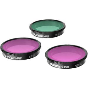 SunnyLife Set of 3 filters CPL+ND8+ND16 voor Insta360 GO 3/2