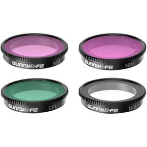 SunnyLife Set of 4 filters MCUV+CPL+ND4+ND8 voor Insta360 GO 3/2