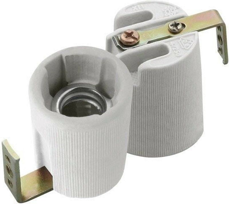 Kanlux - Fitting - Keramisch - E14 - Met Beugel