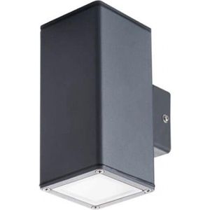 Wandlamp op en neer schijnend antraciet GU10