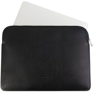 Baltan Leren Laptophoes - Met Rits - Tot 14 Inch - Zwart