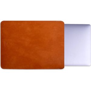Baltan Leren Laptop Sleeve - Voor MacBook - Laptophoes - 13 Inch - Bruin