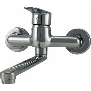 AquaTrimo Schubert eenhendel keuken muurkraan chroom 21ST7076CM