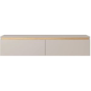 Selsey SENEY TV-kast, taupe (grijs-beige), 140 cm