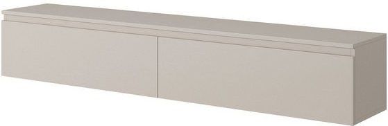 NADUVI - Sara - TV-Meubel - Lichtgrijs - Gelamineerd Hout - 175x31.6x30 cm