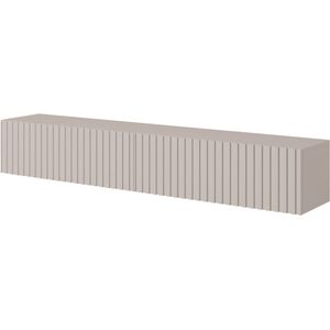 Selsey TV-Schrank TELIRE Hängend mit 2 grifflosen Lamellenfronten, 138,6 cm