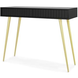 Selsey Consoletafel, uittrekbaar, 104 cm, zwart