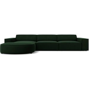 4-zits hoekbank Jodie velvet Chaise Longue links | Micadoni Limited Edition