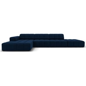 Cosmopolitan Design - Hoekbank Chicago - Koningsblauw - Fluweel