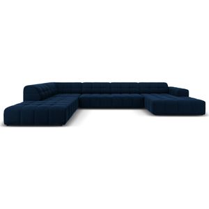 Cosmopolitan Design Chicago U-bank - Hoek Links - Velvet - Koningsblauw