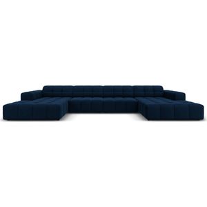 Cosmopolitan Design - U-bank Chicago - Hoekbank - Koningsblauw - Fluweel