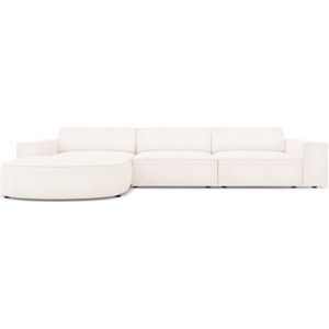 4-zits hoekbank Jodie bouclé Chaise Longue links | Micadoni Home