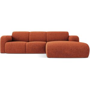 Windsor & Co - Lola - Hoekbank - Terra Cotta - Chenille