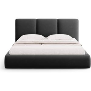 Bedframe Nicolas velvet met opbergruimte en hoofdbord | Cosmopolitan Design