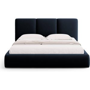 Bedframe Nicolas velvet met opbergruimte en hoofdbord 200 x 200 cm | Cosmopolitan Design