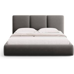 Bedframe Nicolas velvet met opbergruimte en hoofdbord | Cosmopolitan Design