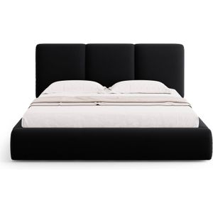 Bedframe Horizon met hoofdbord en opbergruimte velvet 140 x 200 cm | Windsor & Co