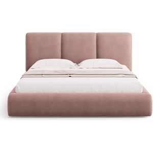 Windsor & Co Horizon Bedframe met Opbergvak - 160 x 200 cm - Chenille - Roze