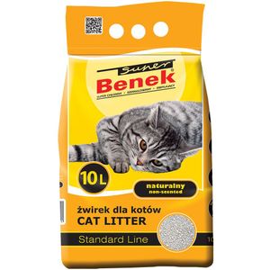 Super Benek Certech standaard Natural - Klonterende kattenbakvulling 10 l