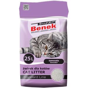 Certech Super Benek Standard Lavendel - Klonterende kattenbakvulling 25 l (20 kg)