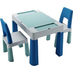 Decopatent® ABC Alfabet Kindertafel met Stoel - Speeltafel - Kindertafel en stoeltjes - 1x Tafel en 1x Stoel voor kinderen - Decopatent