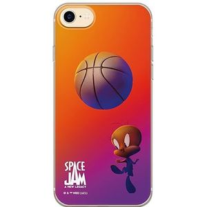 ERT GROUP mobiel telefoonhoesje voor Iphone 7/8/ SE 2/ SE 3 origineel en officieel erkend Looney Tunes patroon Space Jam 014 aangepast aan de vorm van de mobiele telefoon, hoesje is gemaakt van TPU