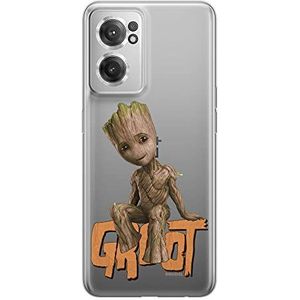 ERT GROUP Coque de téléphone portable pour OnePlus NORD CE 2 Original et sous licence officielle Marvel motif Groot 005 parfaitement adapté à la forme du téléphone portable, partiel imprimé
