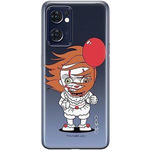 ERT GROUP mobiel telefoonhoesje voor Oppo RENO 7 5G origineel en officieel erkend Horror patroon It 005 optimaal aangepast aan de vorm van de mobiele telefoon, gedeeltelijk bedrukt