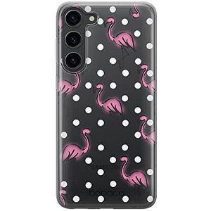ERT GROUP Mobiele telefoonhoes voor Samsung S23 origineel en officieel gelicentieerd Babaco flamingo-patroon 003, perfect passend bij de vorm van de mobiele telefoon, gedeeltelijk bedrukt