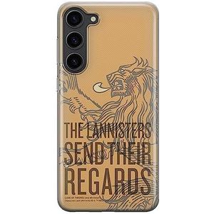 ERT GROUP Game of Thrones 014 Game of Thrones originele mobiele telefoonhoes voor Samsung S23 PLUS origineel en officieel gelicentieerd Game of Thrones-patroon aangepast aan de vorm van de mobiele