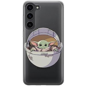 ERT GROUP Coque de téléphone portable pour Samsung S23 PLUS Original et sous licence officielle Star Wars motif Baby Yoda 026 adapté à la forme du téléphone portable, partiel imprimé