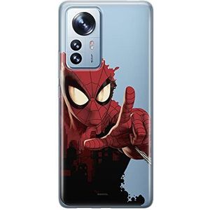 ERT GROUP mobiel telefoonhoesje voor Xiaomi 12 / 12X origineel en officieel erkend Marvel patroon Spider Man 006 optimaal aangepast aan de vorm van de mobiele telefoon, gedeeltelijk bedrukt