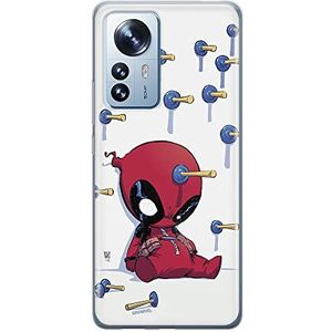 ERT GROUP Coque de téléphone portable pour Xiaomi 12 / 12X Original et sous licence officielle Marvel motif Deadpool 005 parfaitement adapté à la forme du téléphone portable, coque en TPU