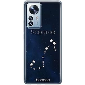 ERT GROUP Coque de téléphone portable pour Xiaomi 12 / 12X Original et sous licence officielle Babaco motif Zodiac Constellation 008 adapté à la forme du téléphone portable, coque en TPU