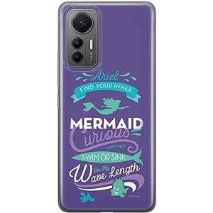 ERT GROUP Coque de téléphone portable pour Xiaomi 12 LITE Original et sous licence officielle Disney motif Ariel 002 parfaitement adapté à la forme du téléphone portable, coque en TPU