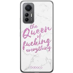 ERT GROUP Coque de téléphone portable pour Xiaomi 12 LITE Original et sous licence officielle Babaco motif Queen 003 parfaitement adapté à la forme du téléphone portable, coque en TPU