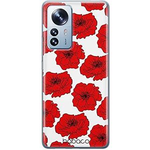 ERT GROUP Coque de téléphone portable pour Xiaomi 12 PRO Original et sous licence officielle Babaco motif Flowers 018 parfaitement adapté à la forme du téléphone portable, coque en TPU