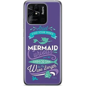 ERT GROUP mobiel telefoonhoesje voor Xiaomi REDMI 10C origineel en officieel erkend Disney patroon Ariel 002 optimaal aangepast aan de vorm van de mobiele telefoon, hoesje is gemaakt van TPU
