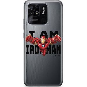 ERT GROUP Coque de téléphone portable pour Xiaomi REDMI 10C Original et sous licence officielle Marvel motif Iron Man 028 parfaitement adapté à la forme du téléphone portable, partiel imprimé