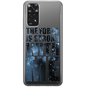 ERT GROUP Mobiele telefoonhoes voor Xiaomi REDMI NOTE 11 4G/11S 4G Origineel en officieel gelicentieerd Star Wars Star Wars 015-patroon, gedeeltelijk bedrukt