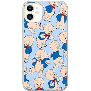 ERT GROUP Coque de téléphone portable pour Iphone 11 Original et sous licence officielle Looney Tunes motif Porky Pig 001 parfaitement adapté à la forme du téléphone portable, coque en TPU