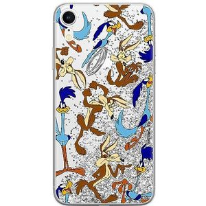 ERT GROUP Coque de téléphone portable pour Apple Iphone XR Original et sous licence officielle Looney Tunes motif Looney Tunes 021, avec effet de débordement de paillettes