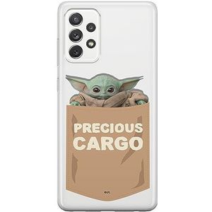 ERT GROUP Mobiele telefoonhoes voor Samsung A52 5G / A52 LTE 4G / A52S 5G origineel en officieel gelicentieerd Star Wars-motief Baby Yoda 030, gedeeltelijk bedrukt