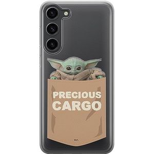 ERT GROUP Coque de téléphone portable pour Samsung S23 PLUS Original et sous licence officielle Star Wars motif Baby Yoda 030 adapté à la forme du téléphone portable, partiel imprimé