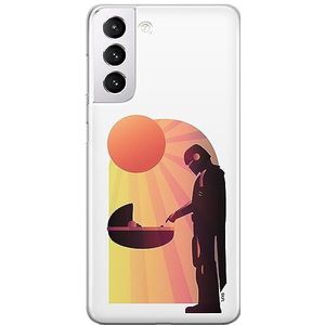 ERT GROUP Samsung S21 Original mobiele telefoonhoes en officieel gelicentieerd Star Wars-motief Baby Yoda 031 perfect passend bij de vorm van de mobiele telefoon, TPU-hoes