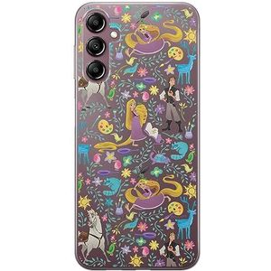 ERT GROUP Mobiele telefoonhoes voor Samsung A14 4G/5G origineel en officieel gelicentieerd Disney Tangled 001-patroon perfect passend bij de vorm van de mobiele telefoon, gedeeltelijk bedrukt