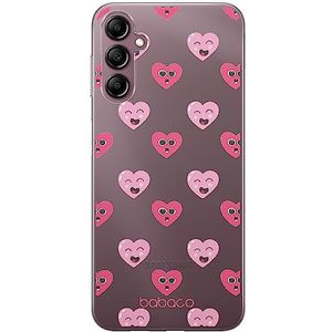 ERT GROUP mobiel telefoonhoesje voor Samsung A14 4G/5G origineel en officieel erkend Babaco patroon Hearts 006 optimaal aangepast aan de vorm van de mobiele telefoon, gedeeltelijk bedrukt